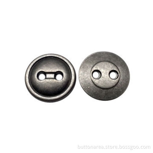 Alloy Sewing Button with 2 Holes